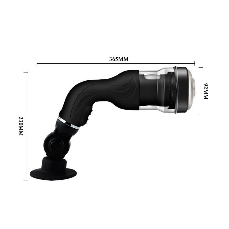 Masturbator Rotation Lover USB – 5 trybów, przyssawka — zdjęcie 4