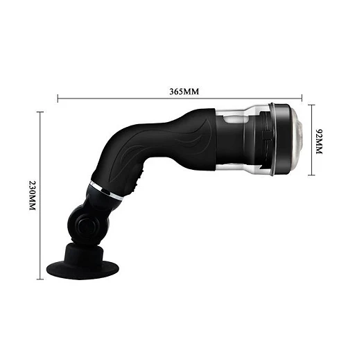 Masturbator Rotation Lover USB – 5 trybów, przyssawka — zdjęcie 4