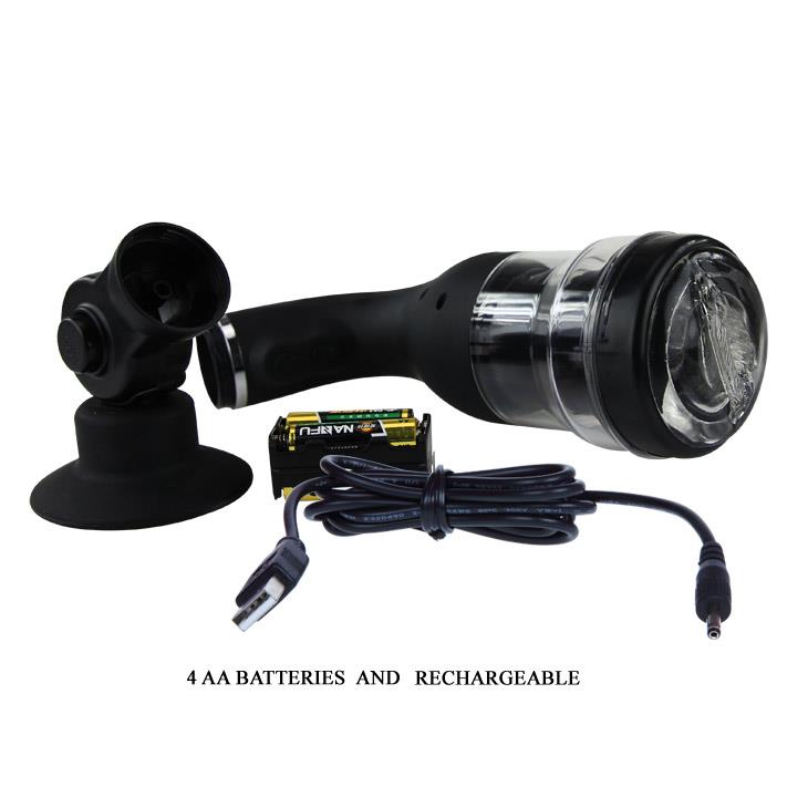 Masturbator Rotation Lover USB – 5 trybów, przyssawka — zdjęcie 6