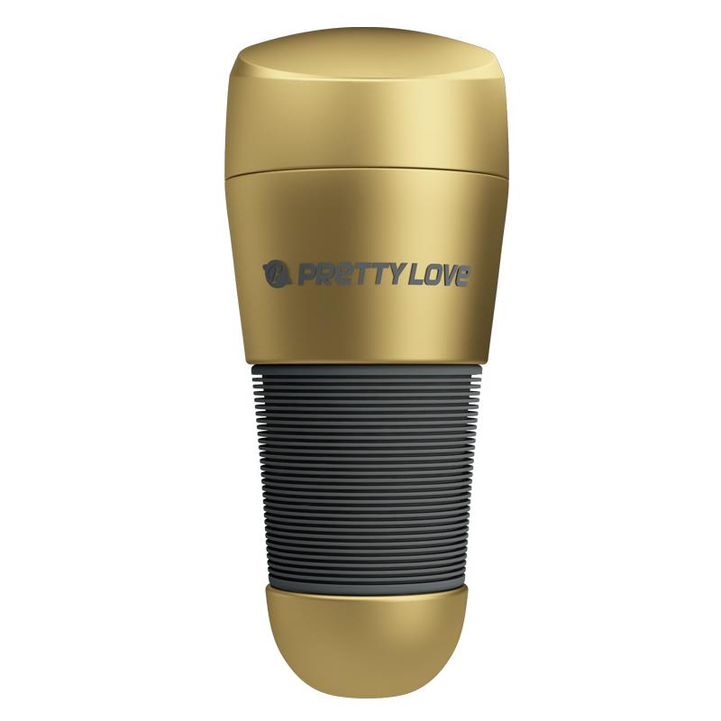 Masturbator Kitty – złota tuba, CyberSkin, 20,5 cm — zdjęcie 2