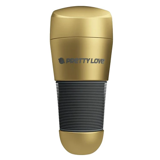 Masturbator Kitty – złota tuba, CyberSkin, 20,5 cm — zdjęcie 2