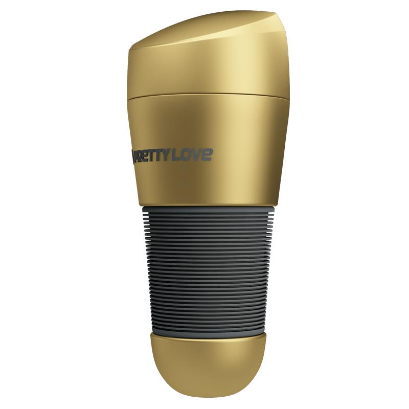 Masturbator Kitty – złota tuba, CyberSkin, 20,5 cm — zdjęcie 3