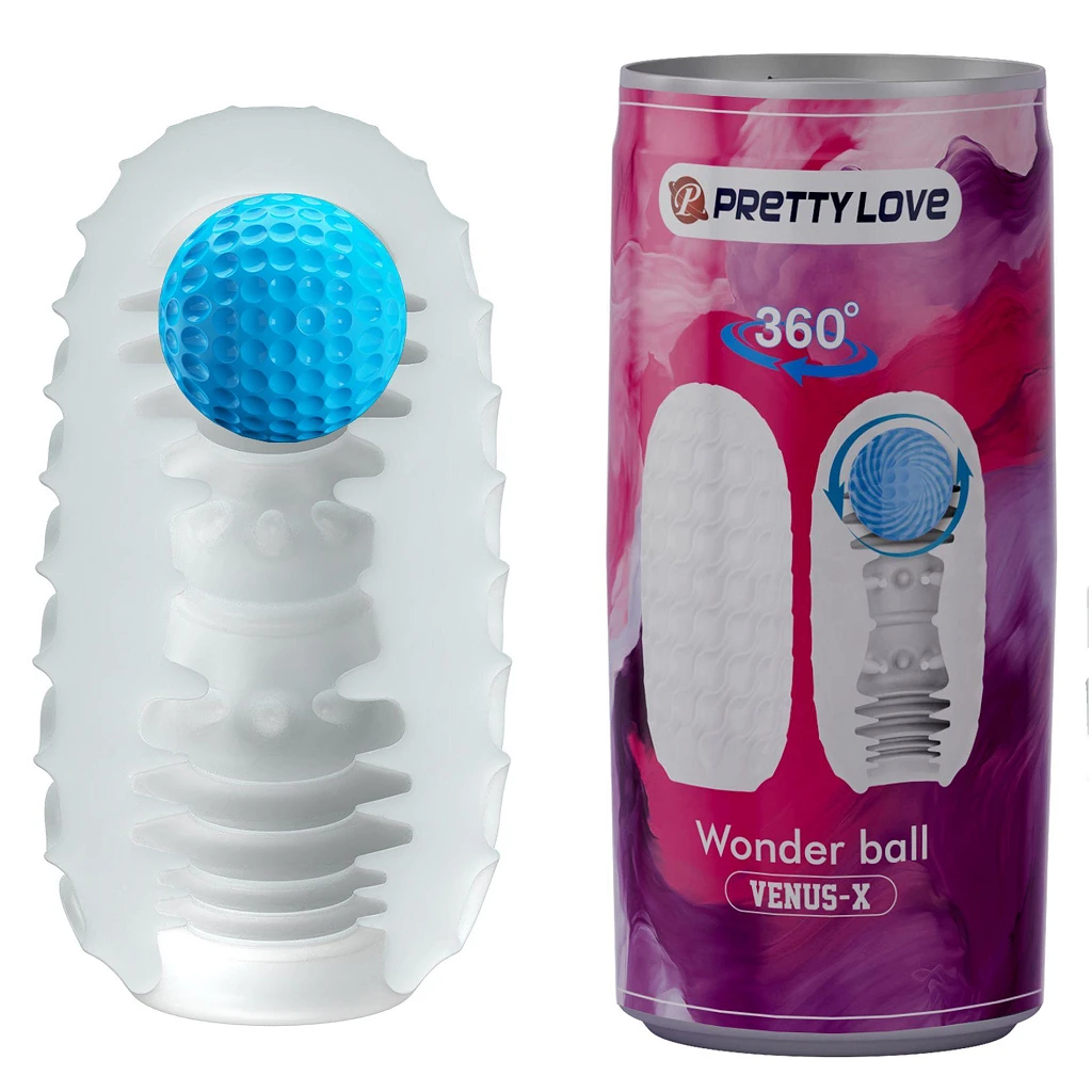 Masturbator Wonder ball VENUS-X – elastyczne jajko z kulką