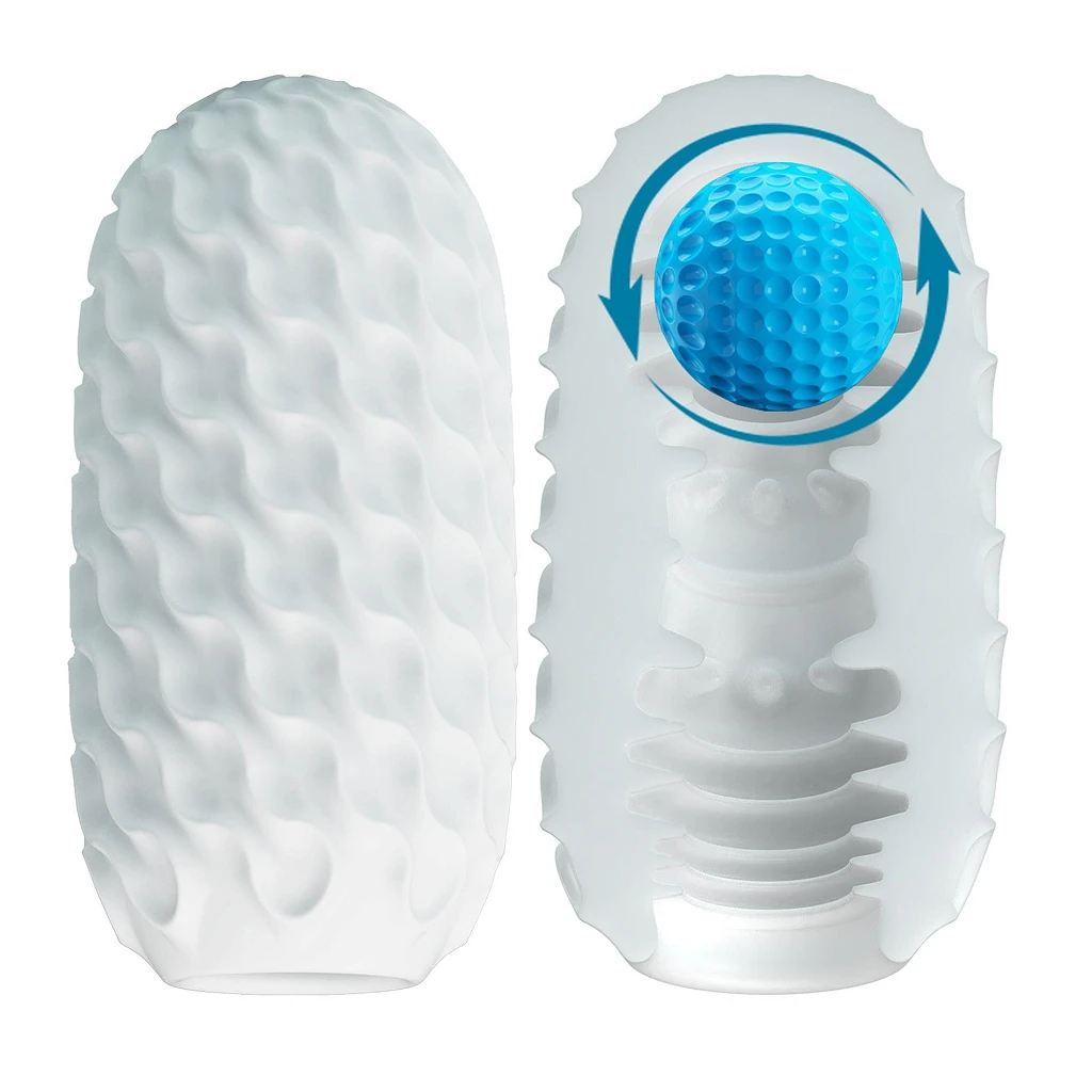 Masturbator Wonder ball VENUS-X – elastyczne jajko z kulką — zdjęcie 3