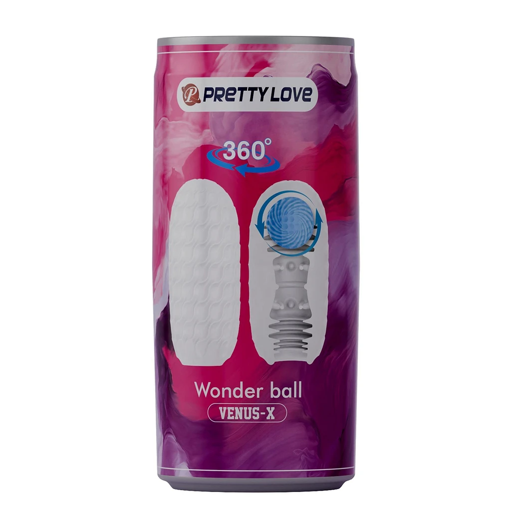 Masturbator Wonder ball VENUS-X – elastyczne jajko z kulką — zdjęcie 10