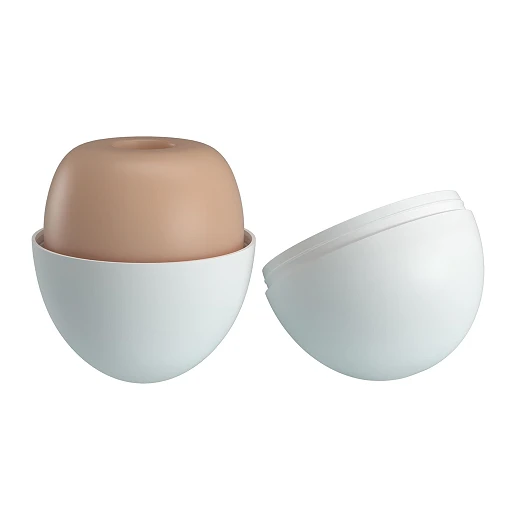 Masturbator Pleasure Egg II – elastyczna tuleja TPR — zdjęcie 5