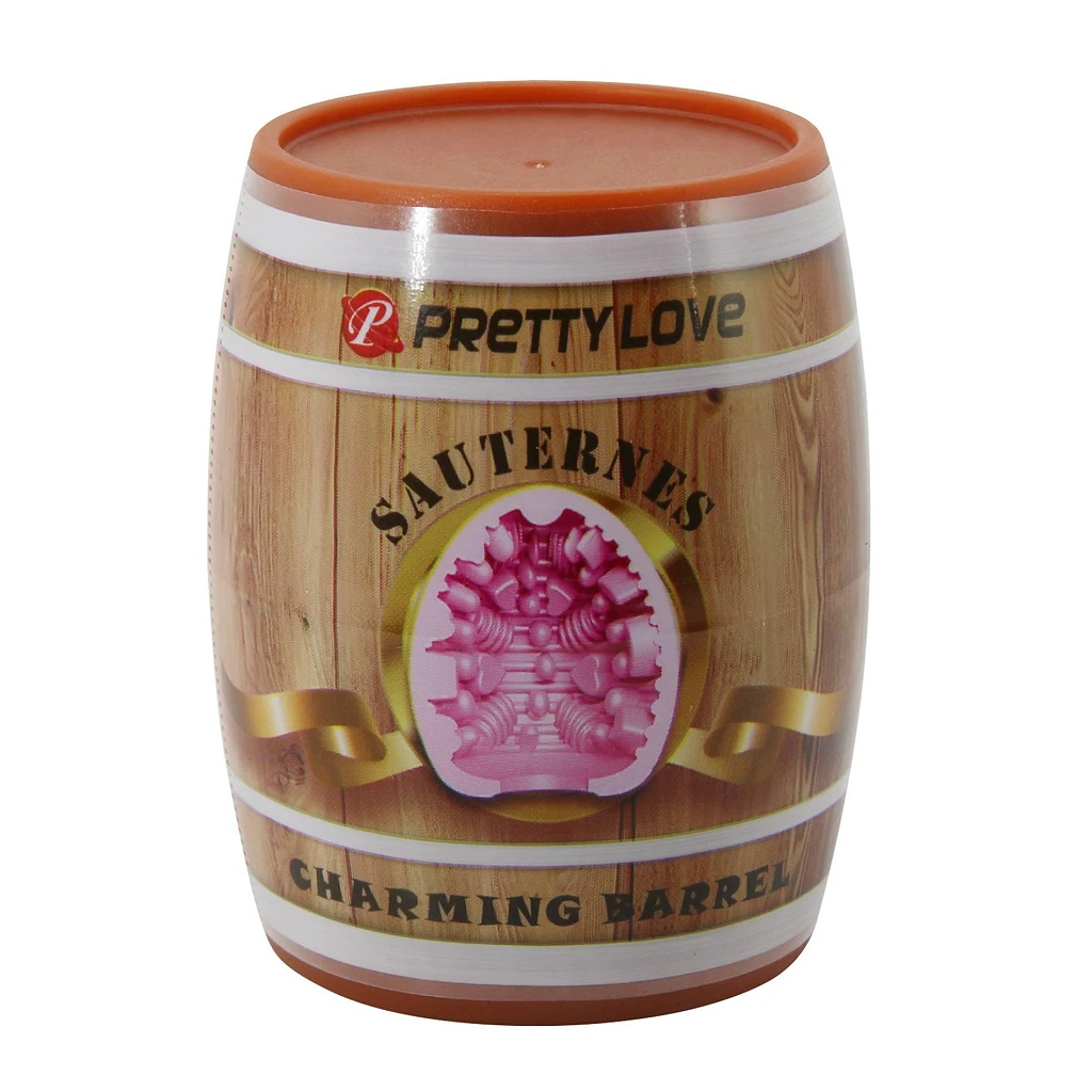 Masturbator Sauterne Charming Barrel – miękki TPR, futerał ABS — zdjęcie 7