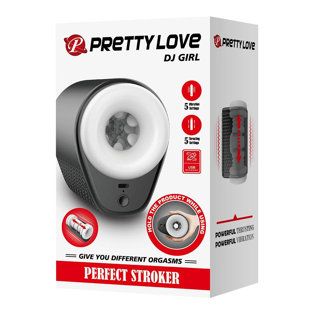 Masturbator Dj Girl – 5 trybów wibracji i posuwów — zdjęcie 10