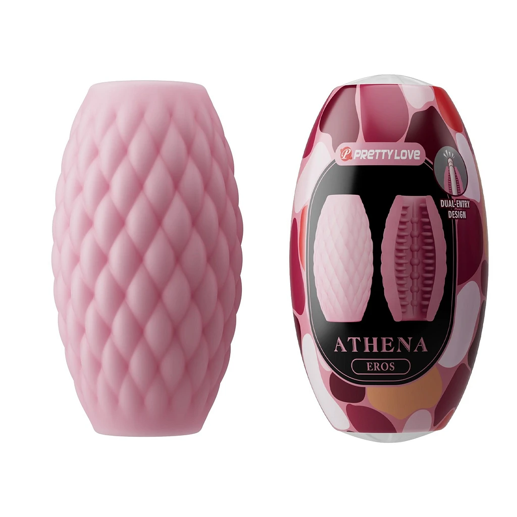 Masturbator Athena Eros – dwuwejściowy, wodoodporny TPR