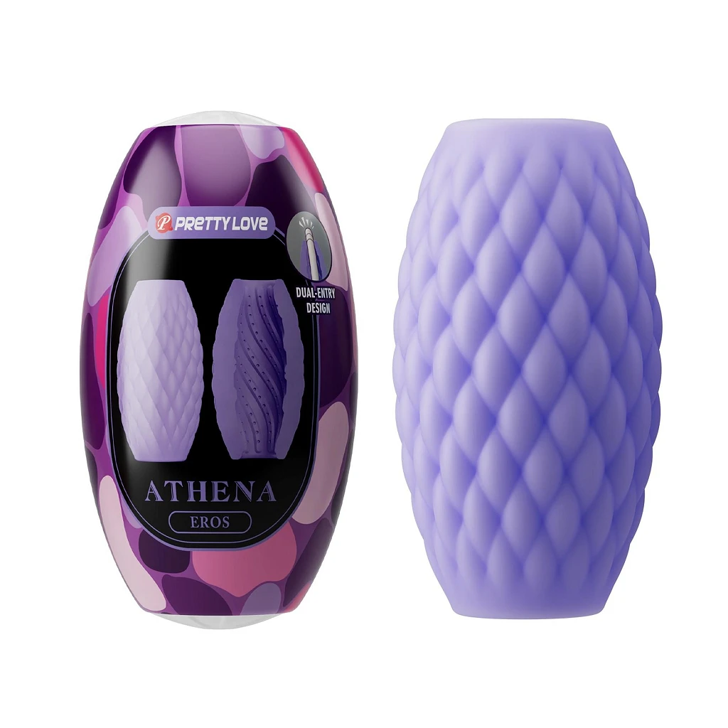 Masturbator Athena Eros – podwójne wejście, TPR, wodoodporny