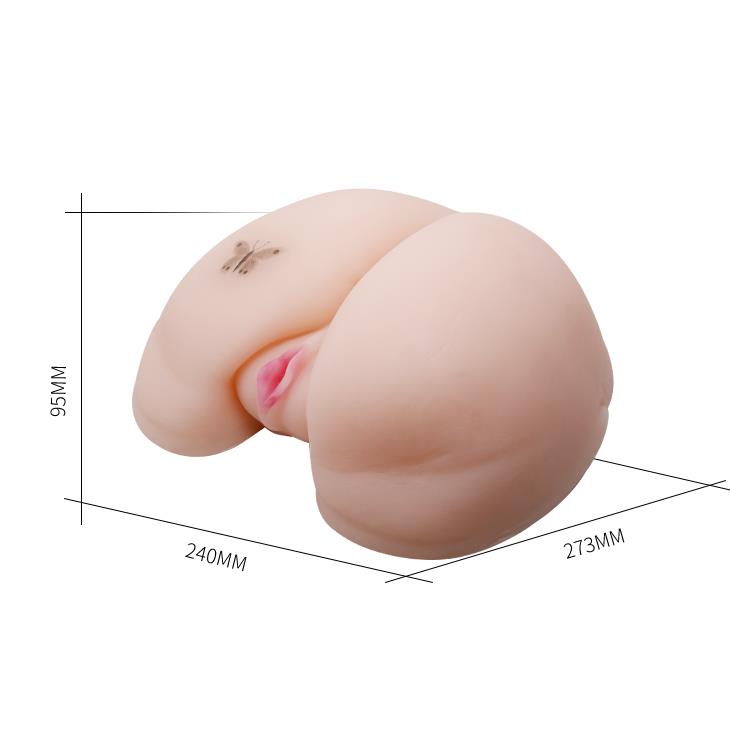 Masturbator vagina i pośladki – wibracje, rotacja, podgrzewanie — zdjęcie 5