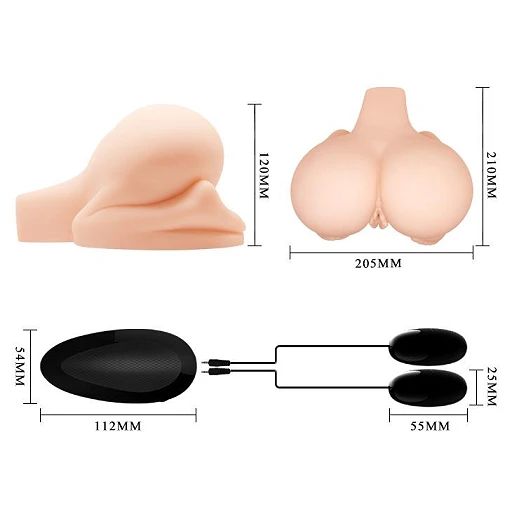 Masturbator Passion Lady – realistyczny, wibrujący, podwójne kanały — zdjęcie 10
