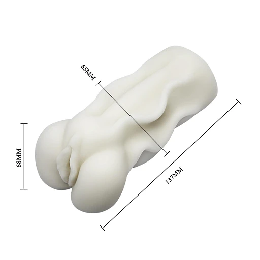 Masturbator 3D Tighten Shrink – miękki TPR, teksturowane wnętrze — zdjęcie 5