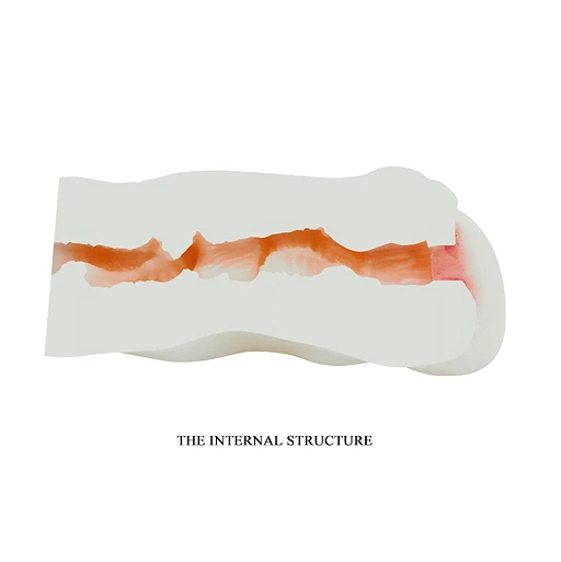 Masturbator 3D Tighten Shrink – miękki TPR, teksturowane wnętrze — zdjęcie 6