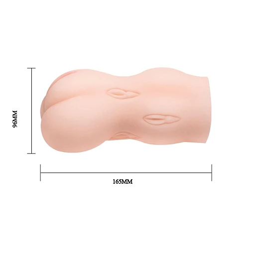 Masturbator Passion Lady – wkładka TPR z wibracją — zdjęcie 4