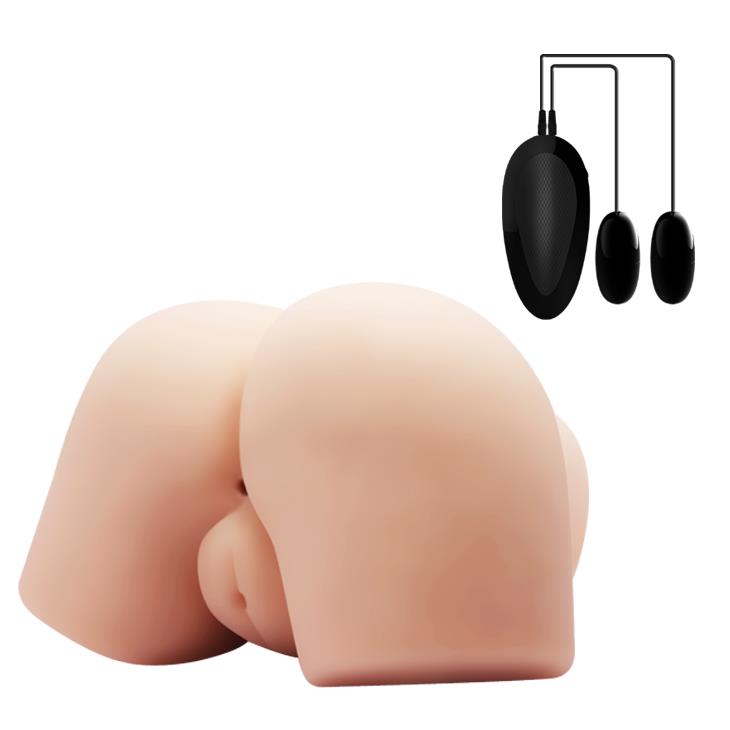 Masturbator dwukanałowy Crazy Bull – wibracje, TPR — zdjęcie 1