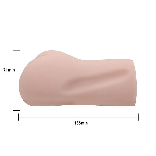 Masturbator Realistic 3D Life‑Like Ass – dwuwarstwowy, woda jako — zdjęcie 6