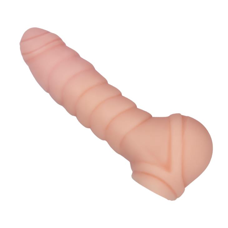 Masturbator Stronger Man – wibrujący, tunel TPR 22 cm — zdjęcie 3