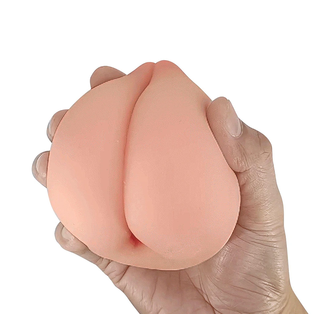 Masturbator Honey Peach – brzoskwinia z teksturowanym kanałem — zdjęcie 5