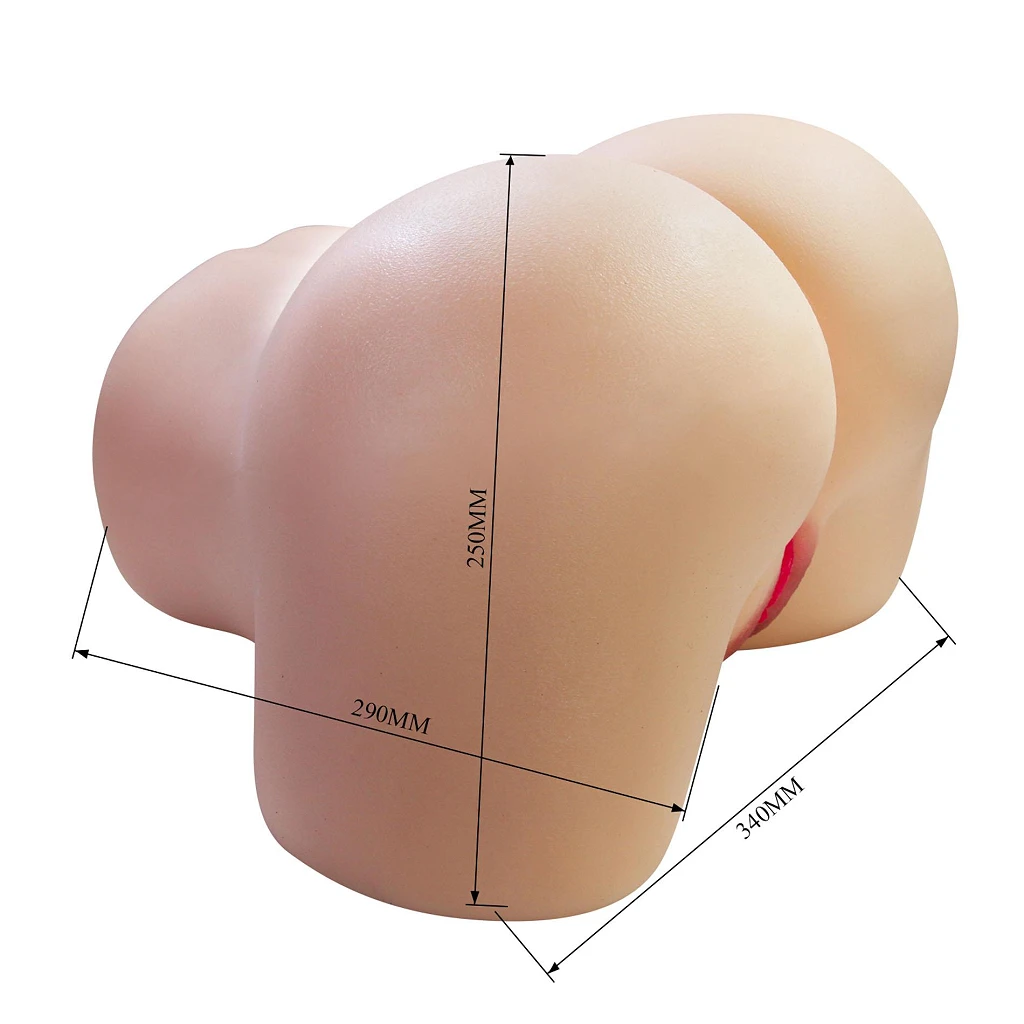 Masturbator Julia – wagina i odbyt, Soft Skin, 34 cm — zdjęcie 7