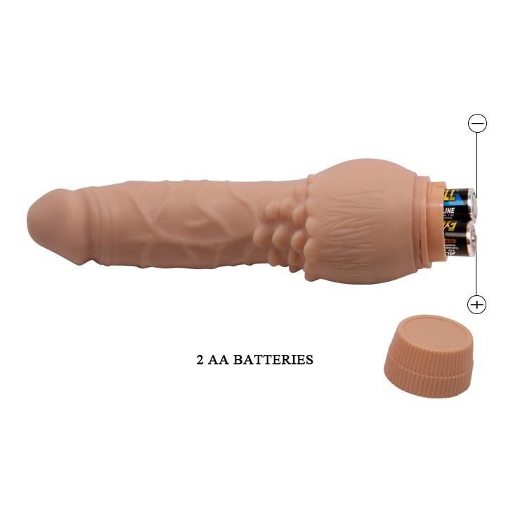 Wibrator realistyczny Clark 19,5 cm – cielisty, 3,8 cm — zdjęcie 9