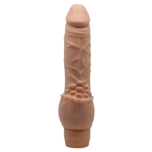Wibrator realistyczny Clark 19,5 cm – cielisty, 3,8 cm — zdjęcie 4