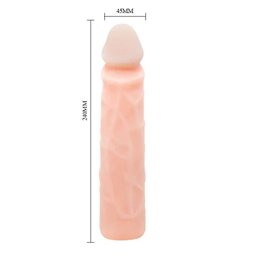 Dildo Love Companion – cyberskóra, 24 cm, elastyczny rdzeń — zdjęcie 3