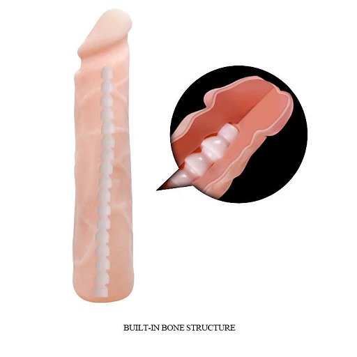 Dildo Love Companion – cyberskóra, 24 cm, elastyczny rdzeń — zdjęcie 4