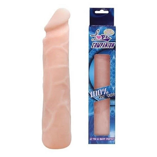Dildo Love Companion – cyberskóra, 24 cm, elastyczny rdzeń — zdjęcie 5