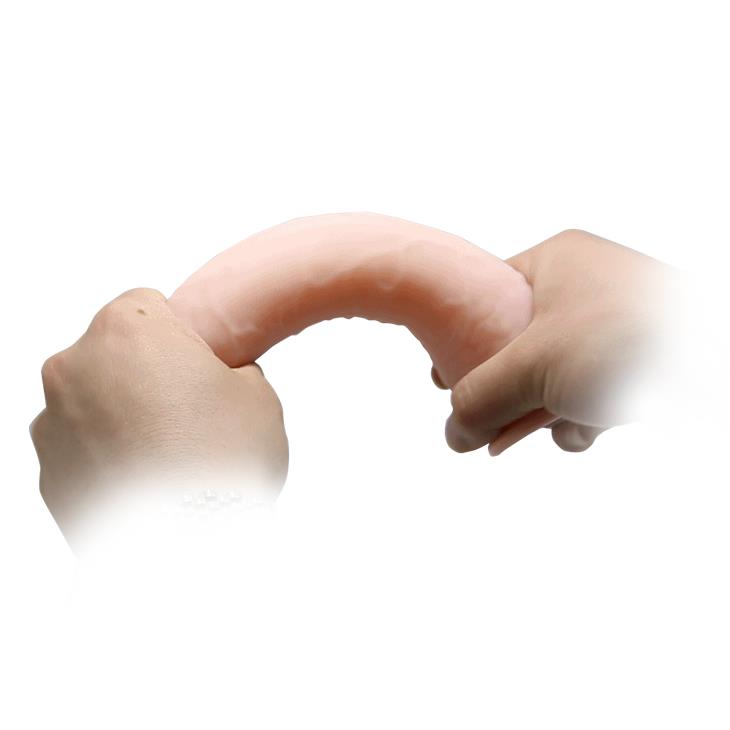 Dildo Flexible Real Penis – TPR, 24 cm, przyssawka — zdjęcie 4