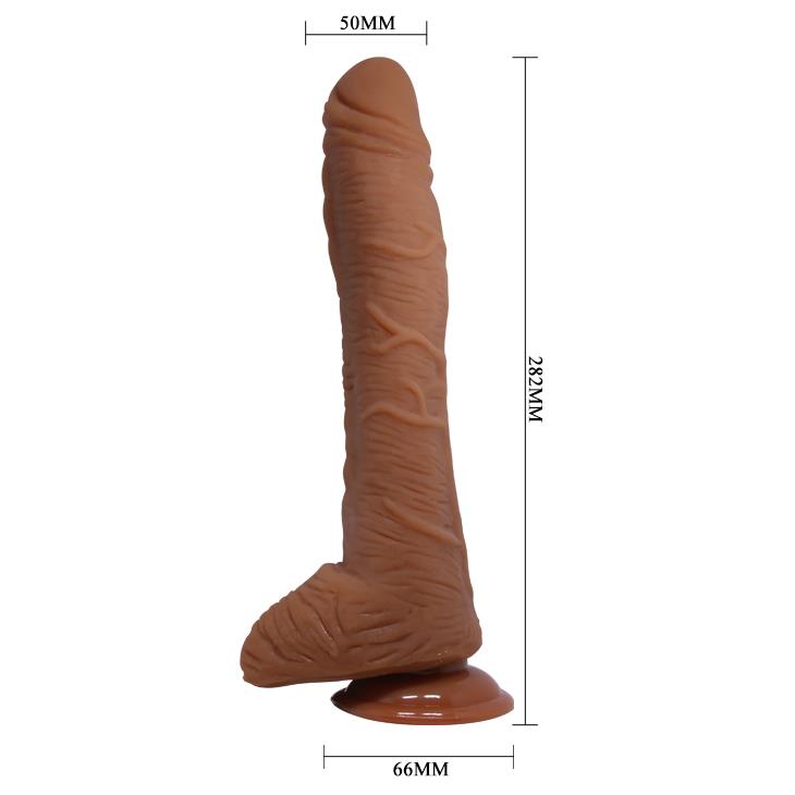 Dildo Alex z przyssawką – realistycznie żylkowane, zakrzywione — zdjęcie 6