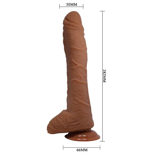 Dildo Alex z przyssawką – realistycznie żylkowane, zakrzywione — zdjęcie 6