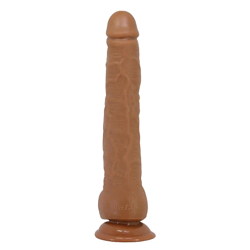 Dildo Beautiful Dick 28 cm – TPR, elastyczne z przyssawką — zdjęcie 4