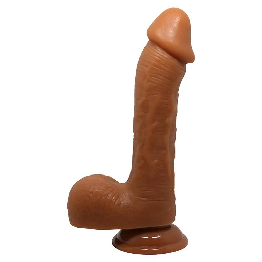 Dildo Johnson z przyssawką – TPR, realistyczne detale