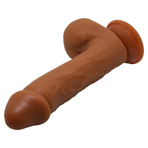 Dildo Johnson z przyssawką – TPR, realistyczne detale — zdjęcie 5