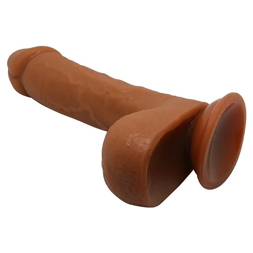 Dildo Johnson z przyssawką – TPR, realistyczne detale — zdjęcie 6