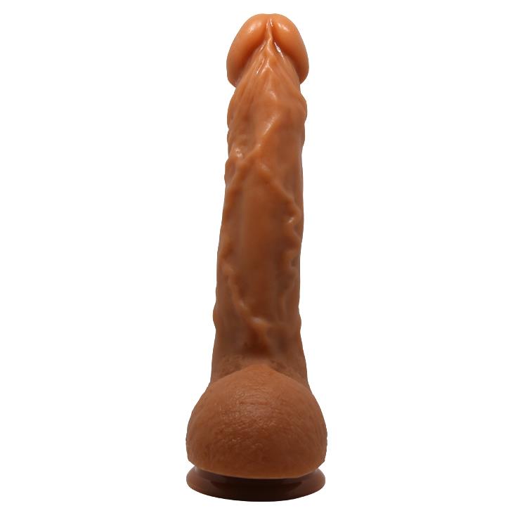 Dildo Jason z przyssawką – realistyczne, zakrzywione TPR — zdjęcie 2