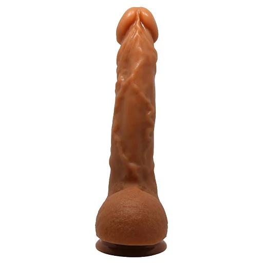 Dildo Jason z przyssawką – realistyczne, zakrzywione TPR — zdjęcie 2