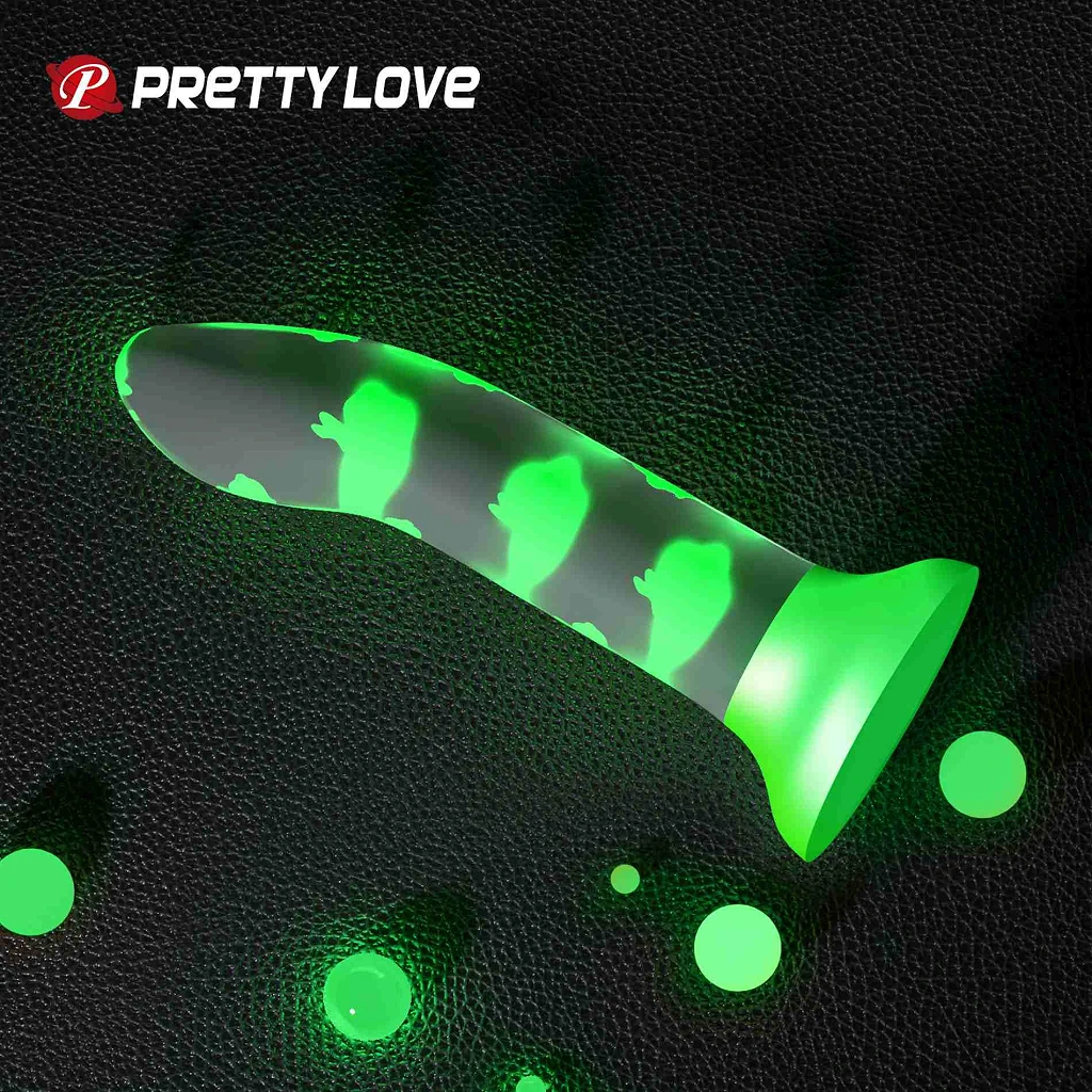 Dildo Romantic Rendezvous – świecące, z przyssawką — zdjęcie 2