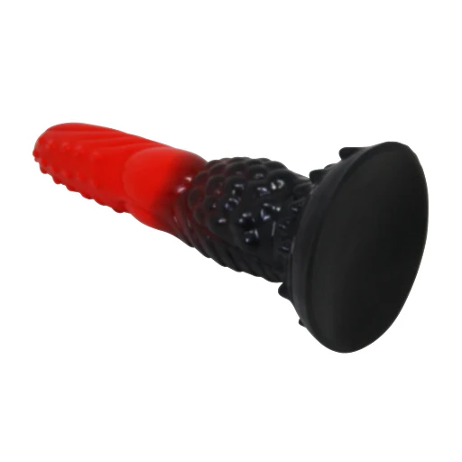 Dildo Fire Dragon – 24,5 cm, pofalowane, silikon — zdjęcie 6