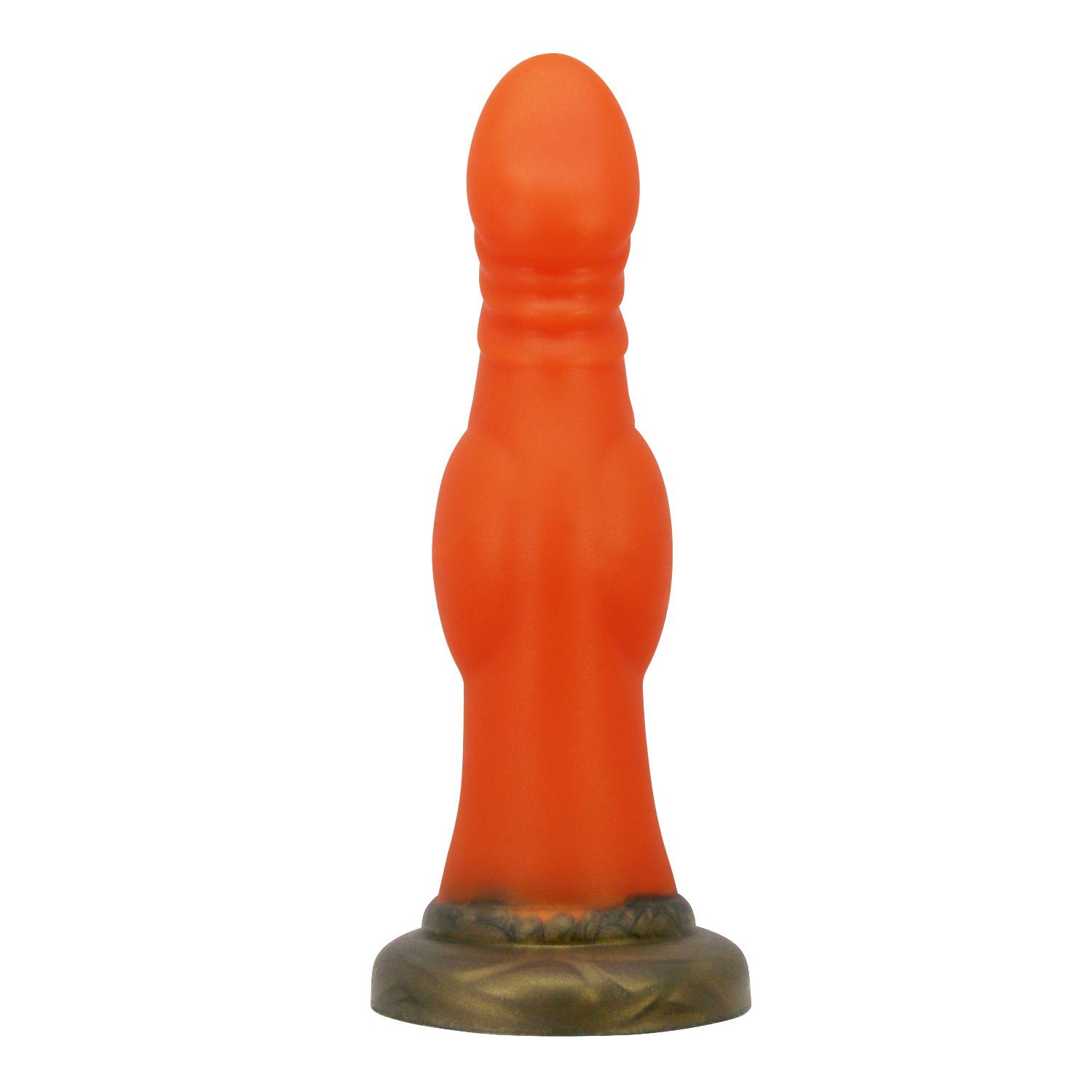 Dildo Blazeheart Charger – żłobkowane, 18,5 cm — zdjęcie 3