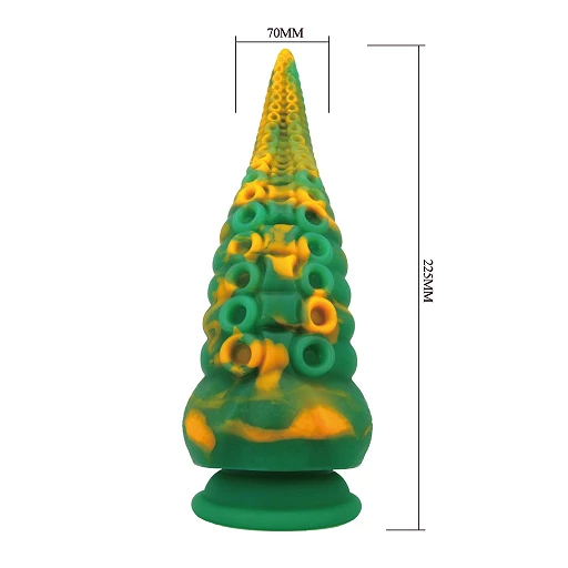 Dildo Abyssal Colossus – 22,5 cm, silikon, przyssawka — zdjęcie 7