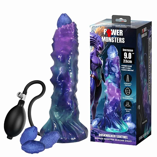 Stymulator Duskwalker Sentinel - silikon z pompką