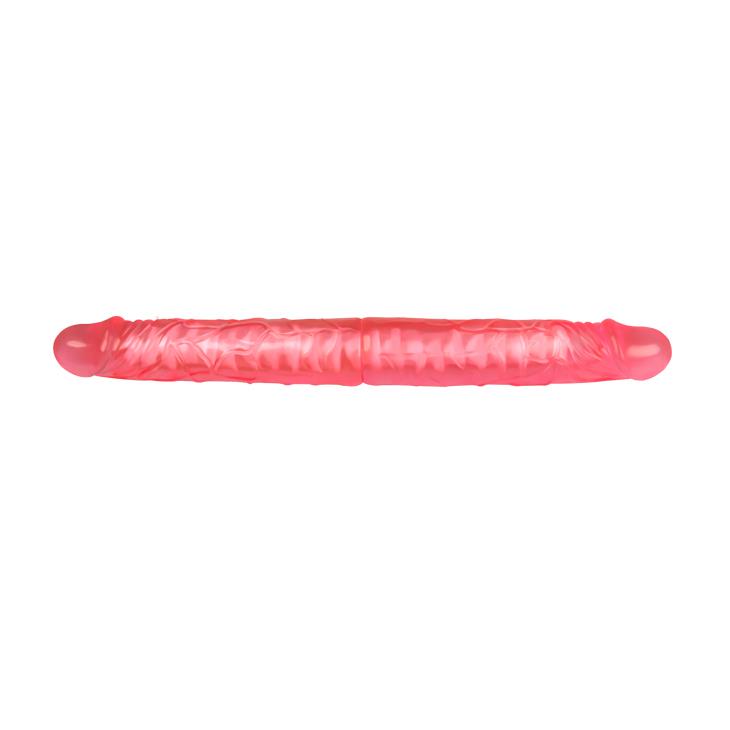 Podwójne dildo Double Dong 14" – TPR, dwustronne główki — zdjęcie 2