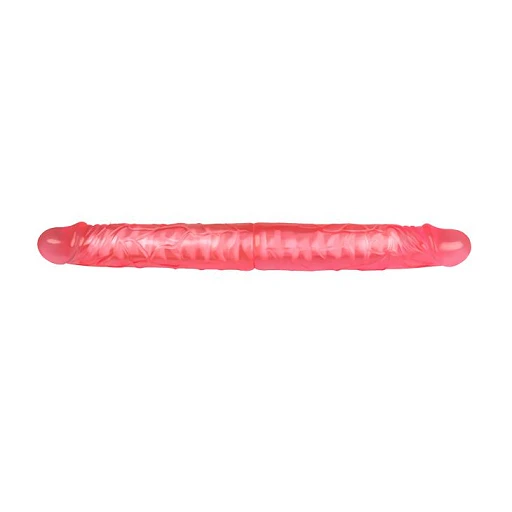 Podwójne dildo Double Dong 14" – TPR, dwustronne główki — zdjęcie 2
