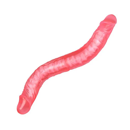 Podwójne dildo Double Dong 14" – TPR, dwustronne główki — zdjęcie 3
