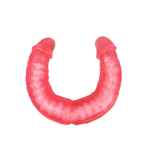 Podwójne dildo Double Dong 14" – TPR, dwustronne główki — zdjęcie 4