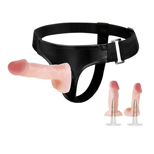 Strap-on Jessica - z dwoma realistycznymi dildo
