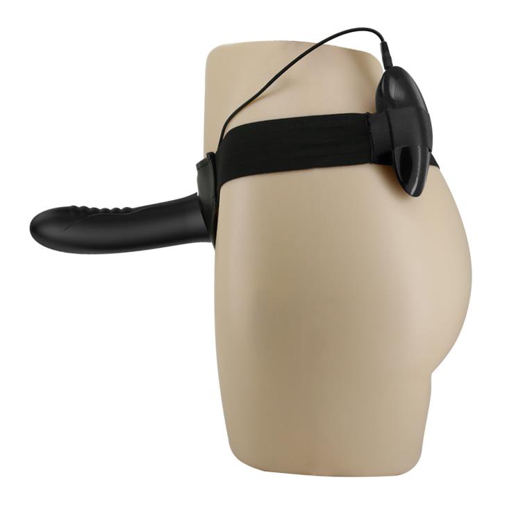 Strap-on Pretty Love Myron – wibracje, wydrążony trzon, 18,5 cm — zdjęcie 5
