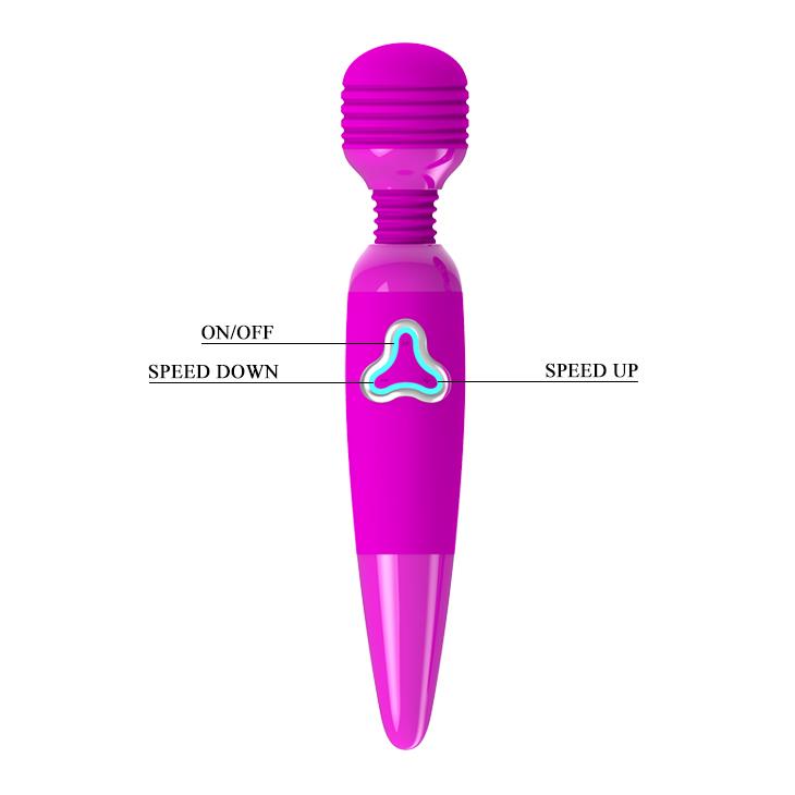 Masażer różdżka USB Body Wand – 7 trybów, silikon — zdjęcie 6